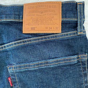 Men's 502 Levi's Premium denim jeans (W 34 x L 32)
